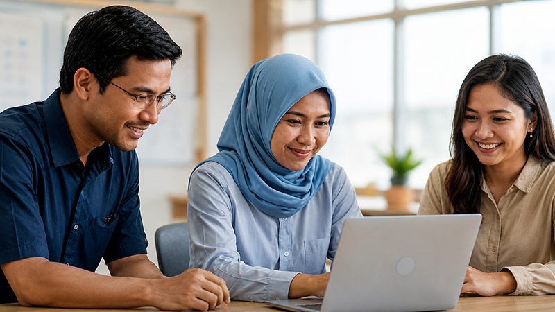 Guru dan tenaga kependidikan menggunakan ERPAS